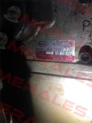 Model AD-SL231D obsolete, replaced by AD-SL231D-404E-M2-DA3  JTEKT FLUID POWER SYSTEMS CORPORATION (ex. Toyooki)