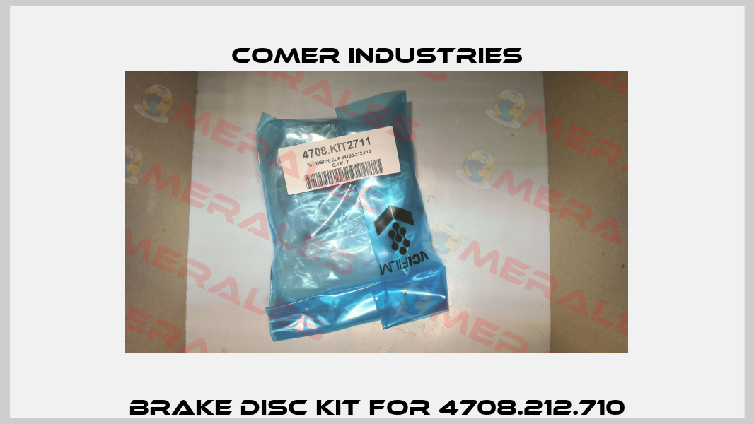 brake disc kit for 4708.212.710 Comer Industries