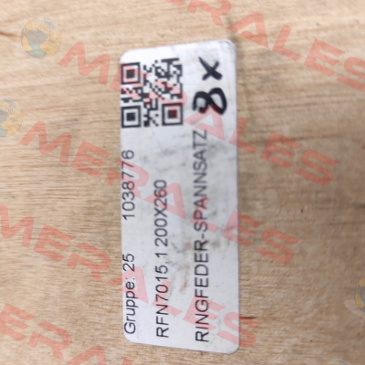 RFN 7015.1 Ø 200X260 Ringfeder