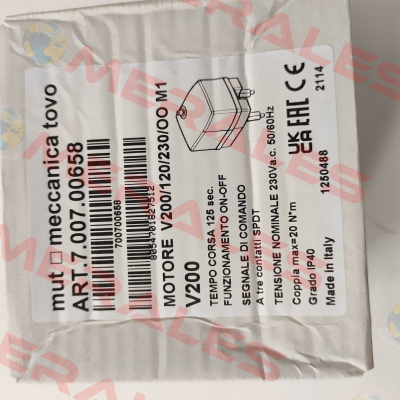 7.007.00658 Mut Meccanica Tovo SpA