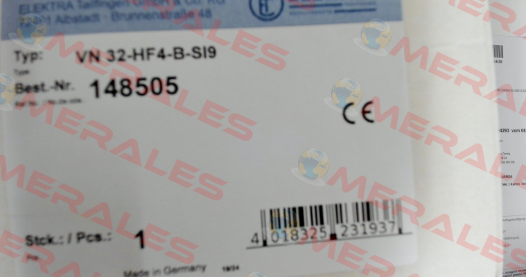 VN 32-HF4-B-SI9 / SN 1104-3 Elektra Tailfingen