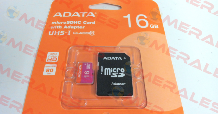 MicroSDHC card 16 GB with adapter Lutron