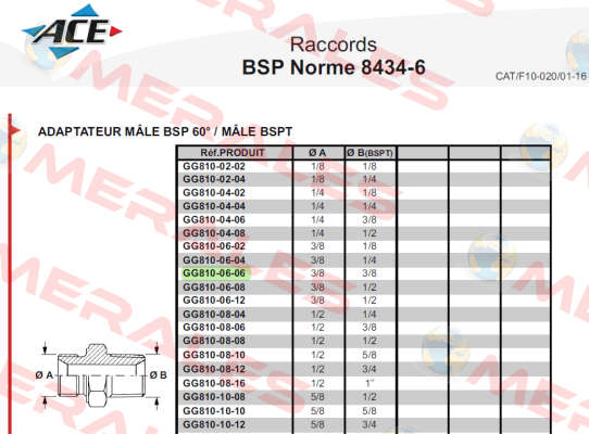 GG810-06-06 Aeroquip