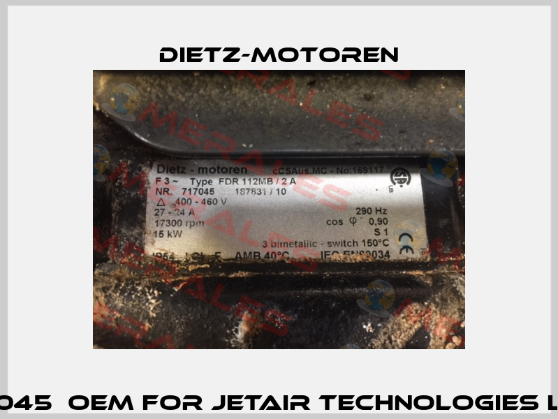 717045  OEM for JetAir Technologies LLC  Dietz-Motoren