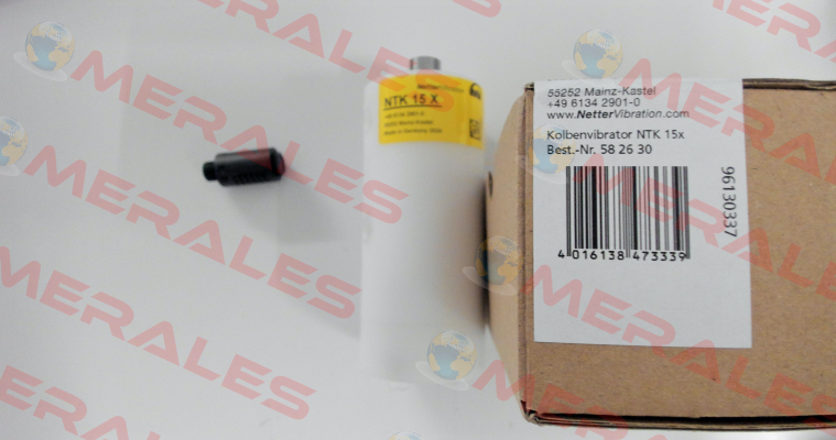 P/N: 03315000, Type: NTK 15 X NetterVibration