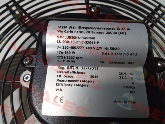 VVCLU030NA1YANNA0 VIP AIR EMPOWERMENT