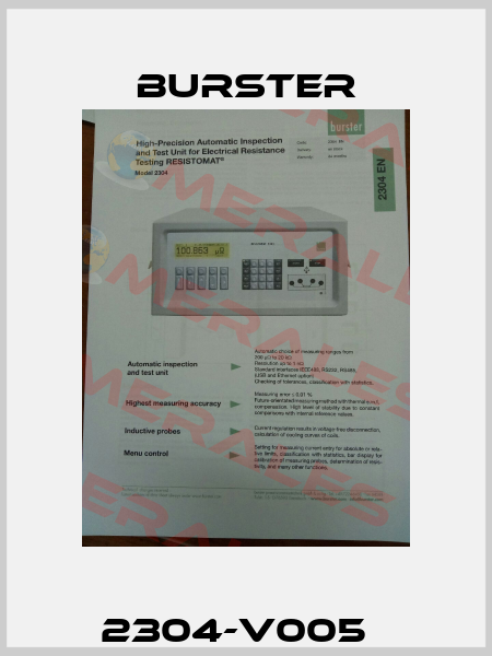 2304-V005   Burster