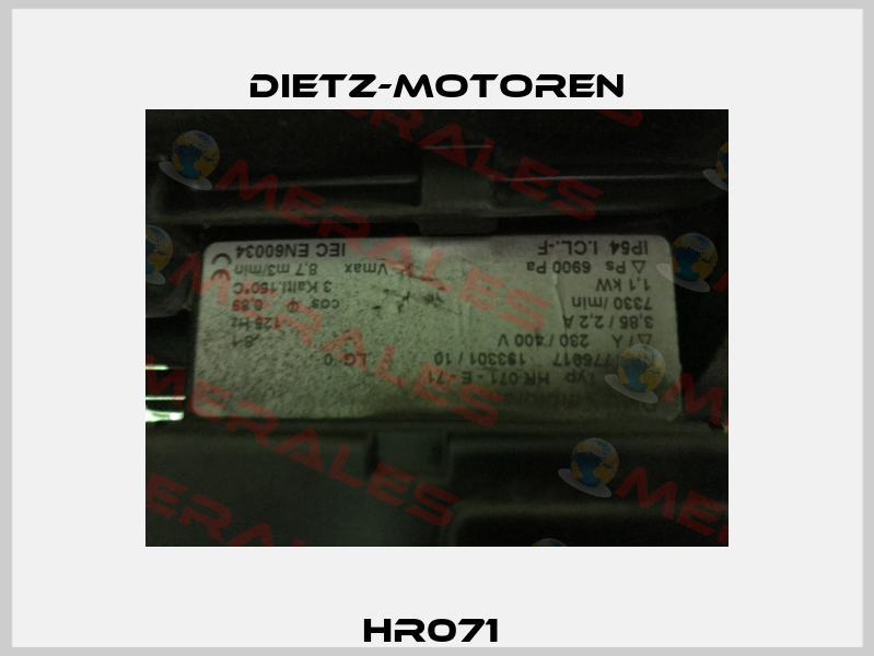 HR071  Dietz-Motoren