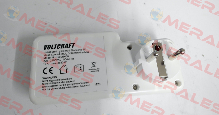 P/N: VC-12936570, Type: Energy logger SEM5000 Voltcraft