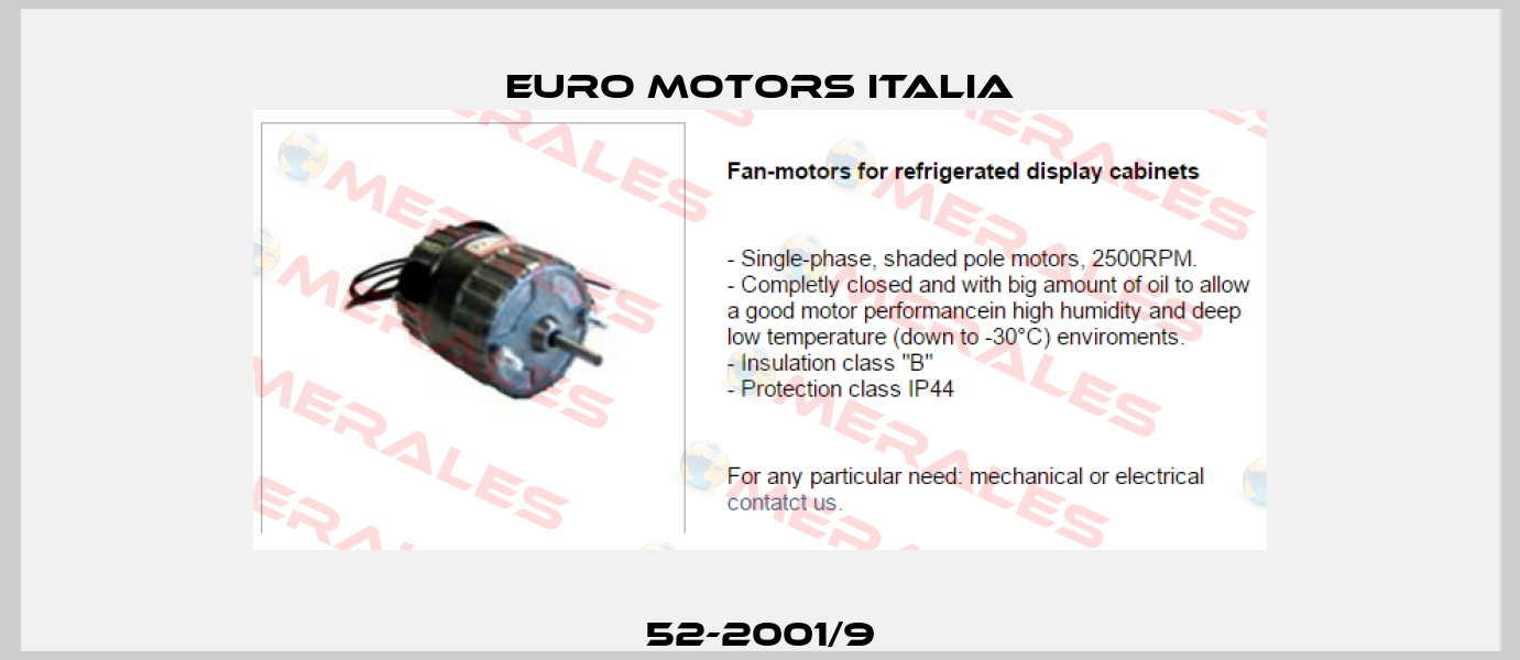 52-2001/9 Euro Motors Italia