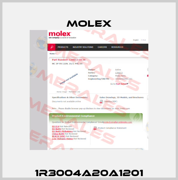 1R3004A20A1201 Molex