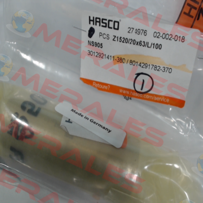 Z1520/20x63/L/100 Hasco