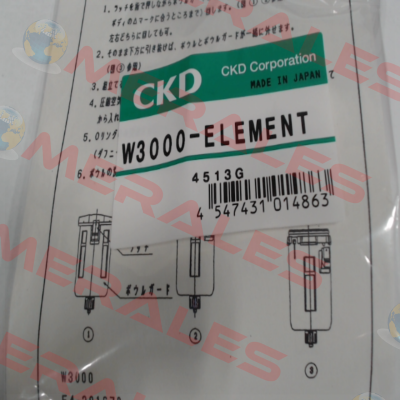 W3000-ELEMENT Ckd