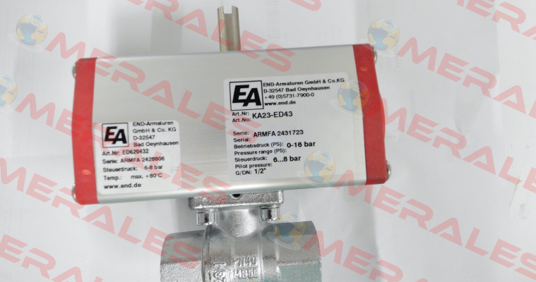 KA23-ED43 End Armaturen