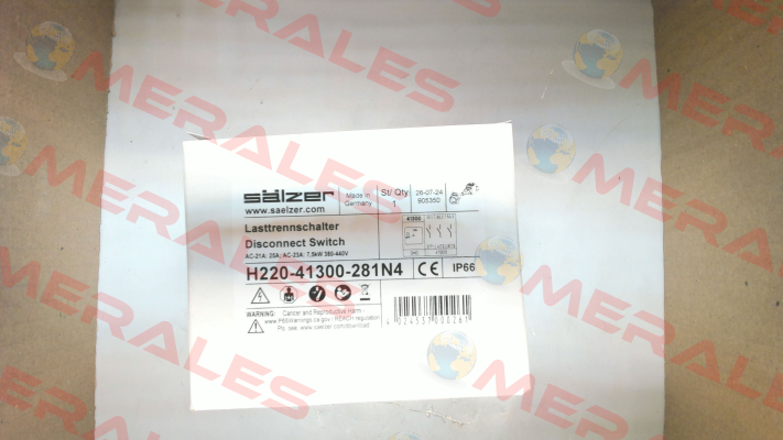 H 220 41300 281N4 Salzer