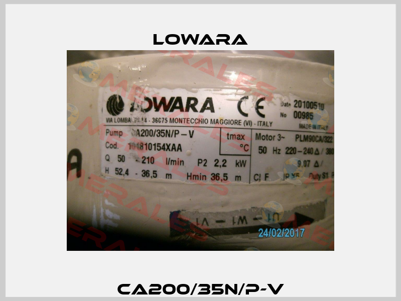 CA200/35N/P-V Lowara