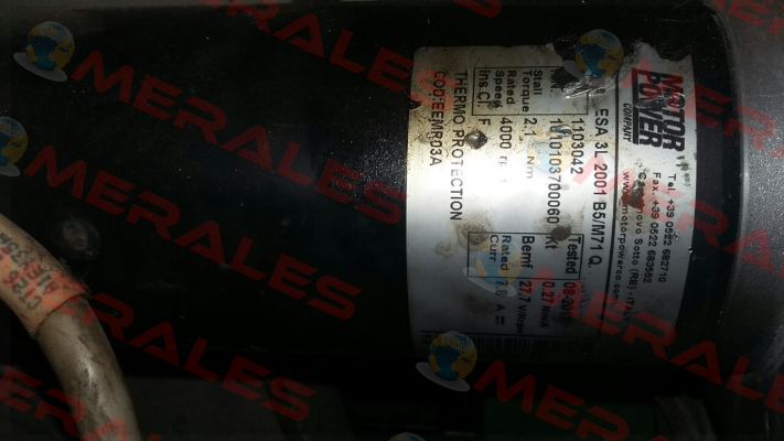 EEMR03A oem  Motor Power