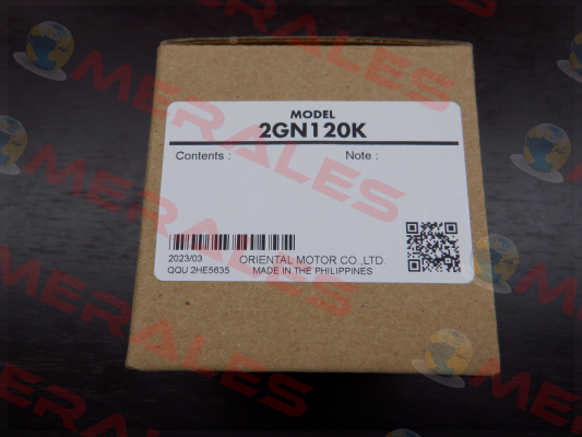 2GN120K  Oriental Motor