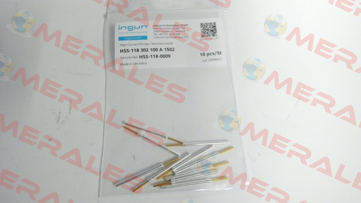 HSS-118 302 100 A 1502 Ingun