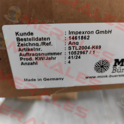 STL2004-K69 Mink Bürsten