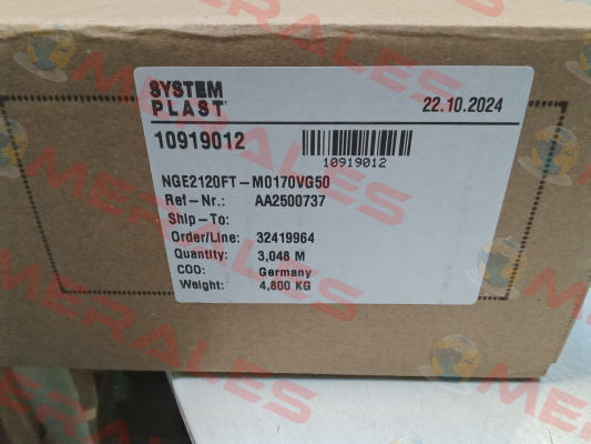 NGE2120FT-M0170VG50 System Plast