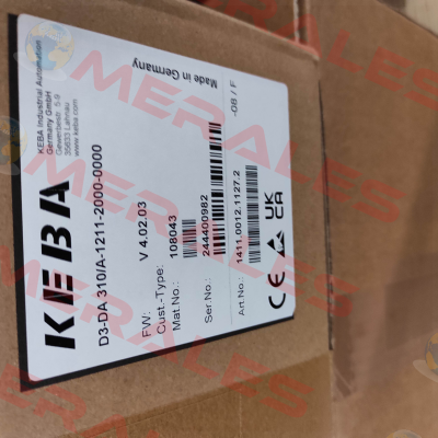 D3-DA-310/A-1211-20000-0000 Keba