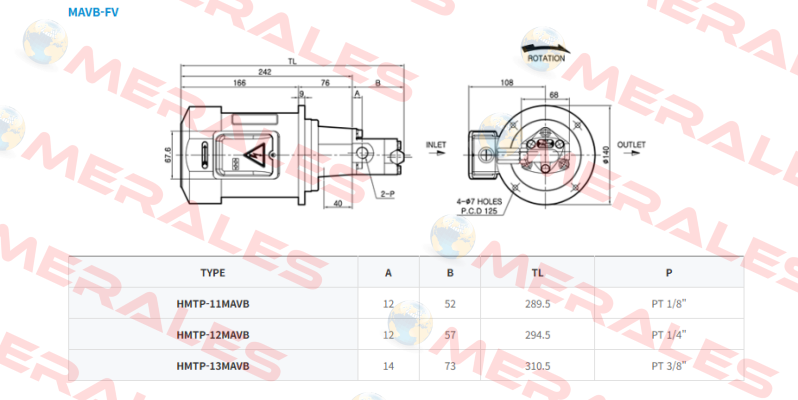 HMTP-3M-200-FAN-13MAVB Hansung Precision