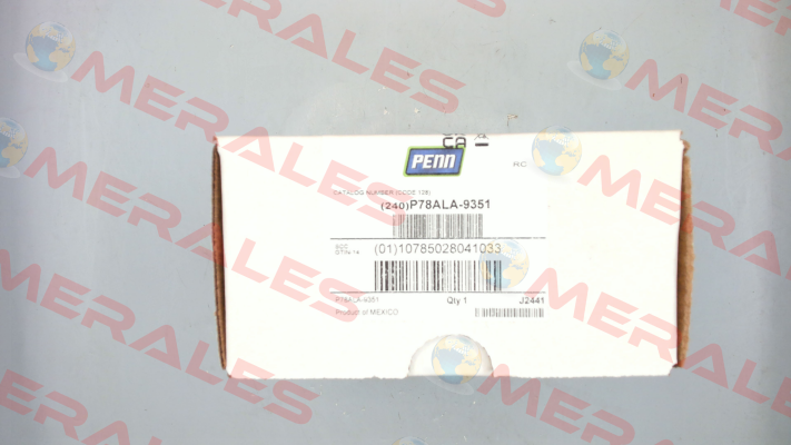 P78ALA-9351 (P78A) 7/16" UNF Johnson Controls