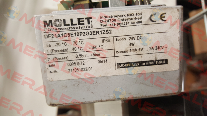 DF21A1C5E10P2G3ER1ZS2 Mollet