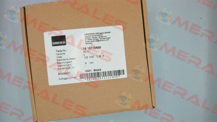 76 13113A00-0013 Binder