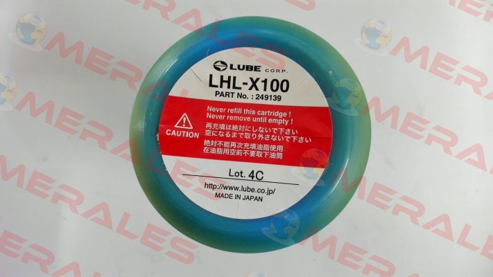 P/N:249139; Type: LHL-X100-2 Lube