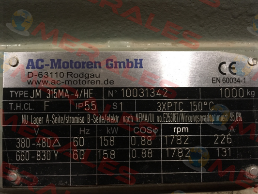 ACM 315 MA-4/PHE AC Motoren