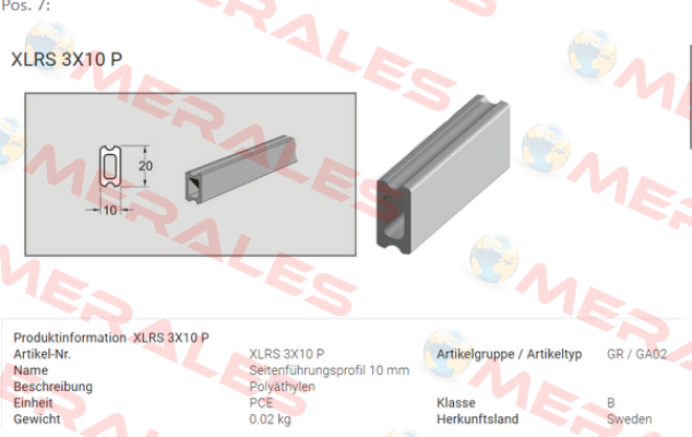 XLRS 3X10 P FlexLink