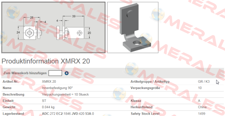 XMRX 20 (1*10)  FlexLink