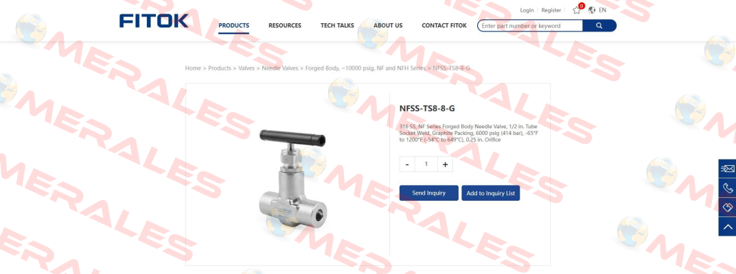 NFHSS-TS8-8-G Fitok