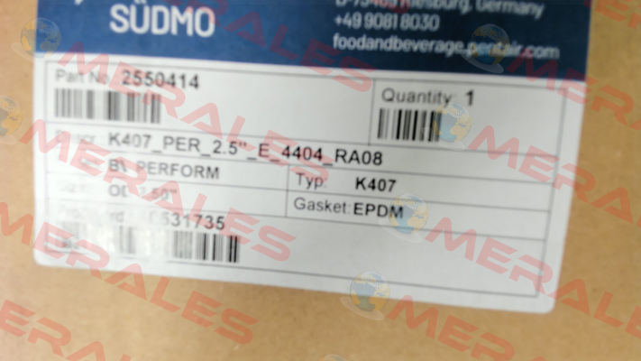 2550414 / Typ: K407 Südmo