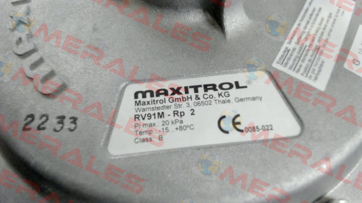 RV 91 M - 1616 - M010 Maxitrol