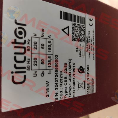 CSB-23/50 (R2321K) Circutor