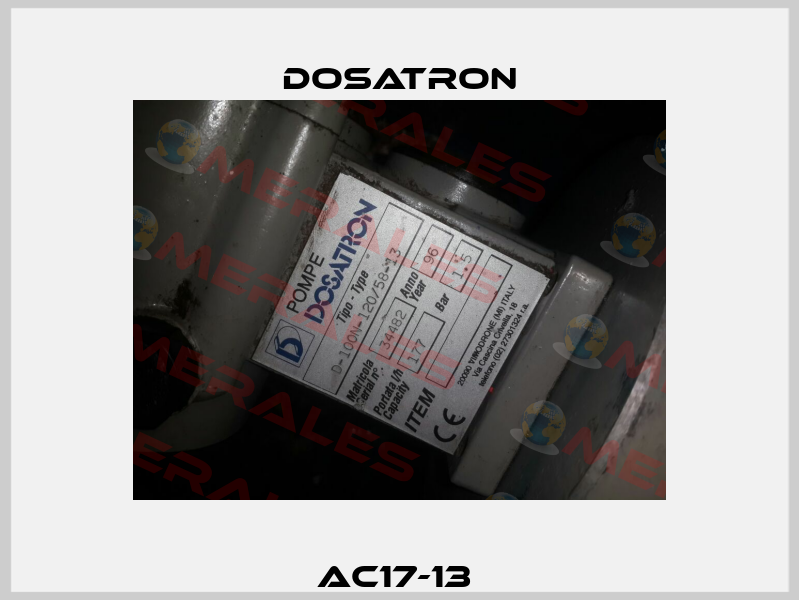 AC17-13  Dosatron
