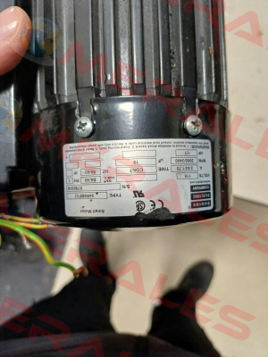 34R6BFCI SN:X760316 BODINE ELECTRIC