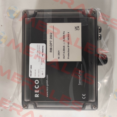 P/N: 10600702, Type: RM-DPT 2002 Reco