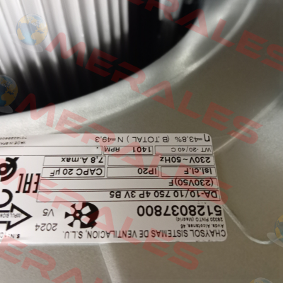 DA-10/10 750 4P 3V B5 (230V50)F V5 / 5128037800 Chaysol