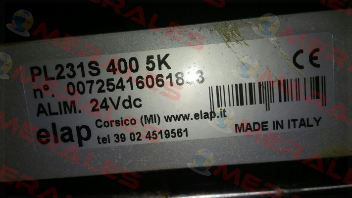 PL231-400- 5k  ELAP