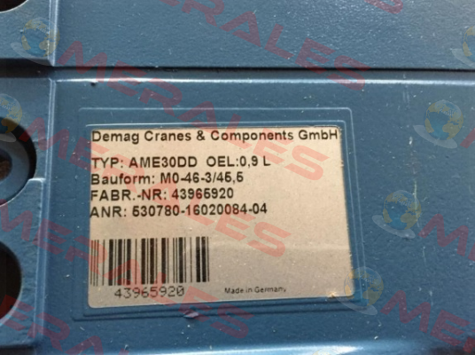 AME 30 DD-M0-46-3-45.5 Demag