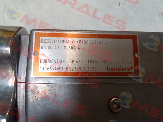 BS50 I O0 IEC 80B14 Benzlers