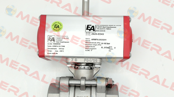 ZA25-ED43 End Armaturen