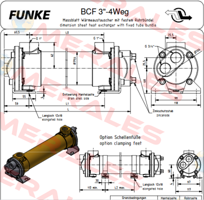 BCF 304-B15-4Weg Funke