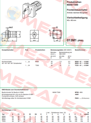 M220-61325D-013M1 Salzer