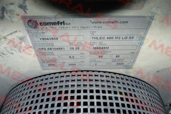 Typ:THLEC 450 S5 LG  Comefri