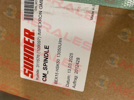 BEX15HSK50-1,5-13050 Suhner